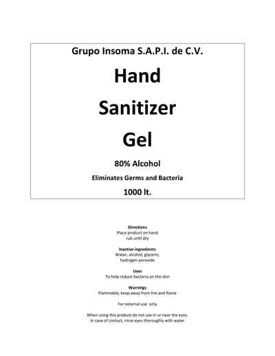 1000 Liter Label (1000 Liter Label 80 Alcohol)